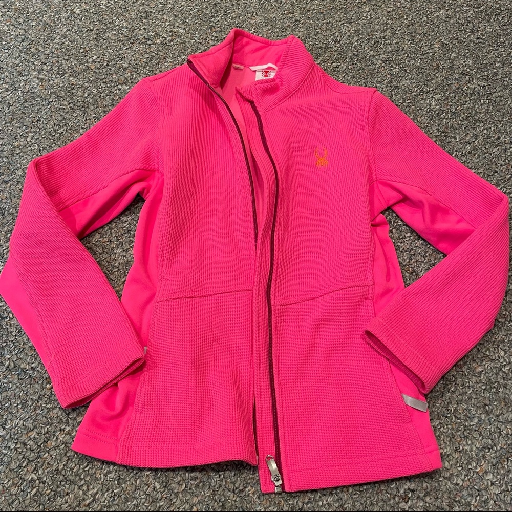Skiing zip up